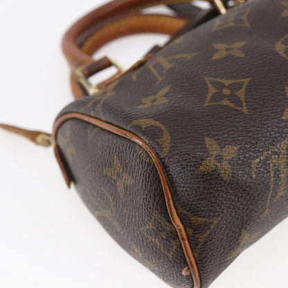 Louis Vuitton Speedy Mini HL Handbag Monogram Canvas, BROWN, CANVAS, Handbag