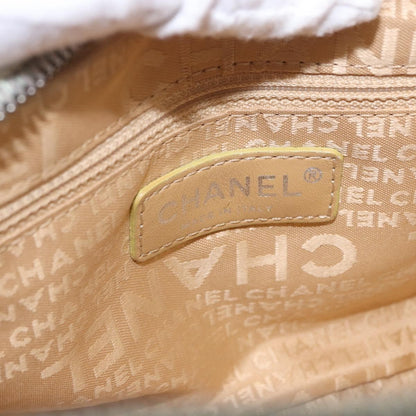 Chanel Lax Tassel Pebbled Leather, White, Leather, Handbag