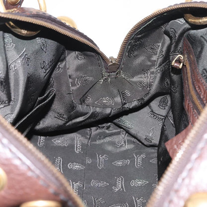 Gucci Babouska Heart Dome Satchel Leather, Black, Leather, Handbag