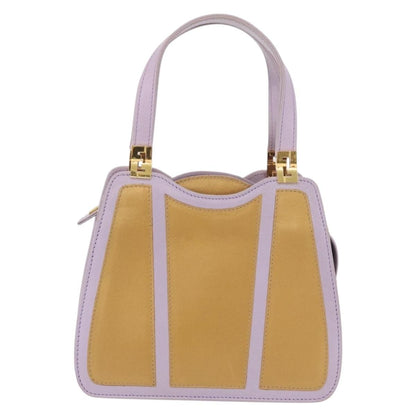 Fendi Handbag cuir, Purple, Leather, Handbag