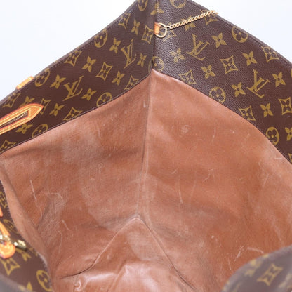 Louis Vuitton Shopping Sac Monogram Canvas, Brown, Canvas, Handbag