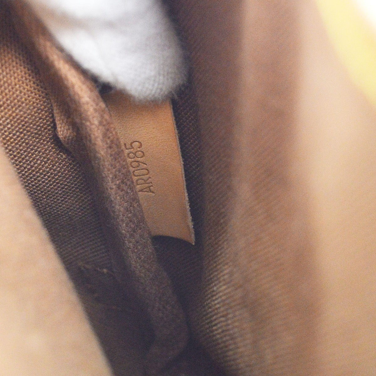 Louis Vuitton Saumur Monogram Canvas, Brown, Canvas, Handbag