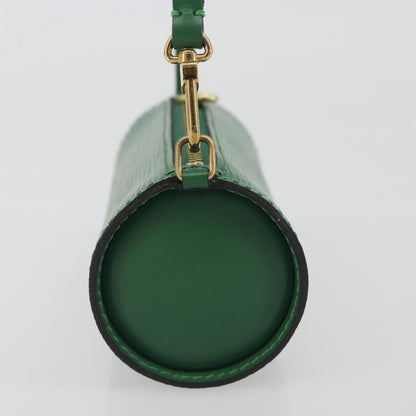 Louis Vuitton Soufflot Pochette Epi Leather, Green, Leather, Clutch