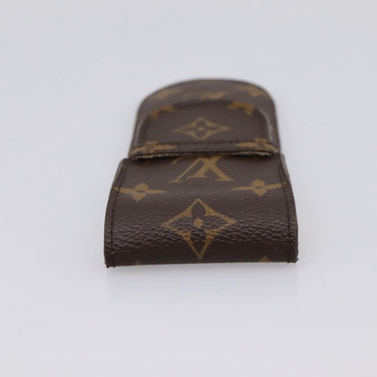 Louis Vuitton Etui à stylo Canvas, Brown, Canvas, Clutch