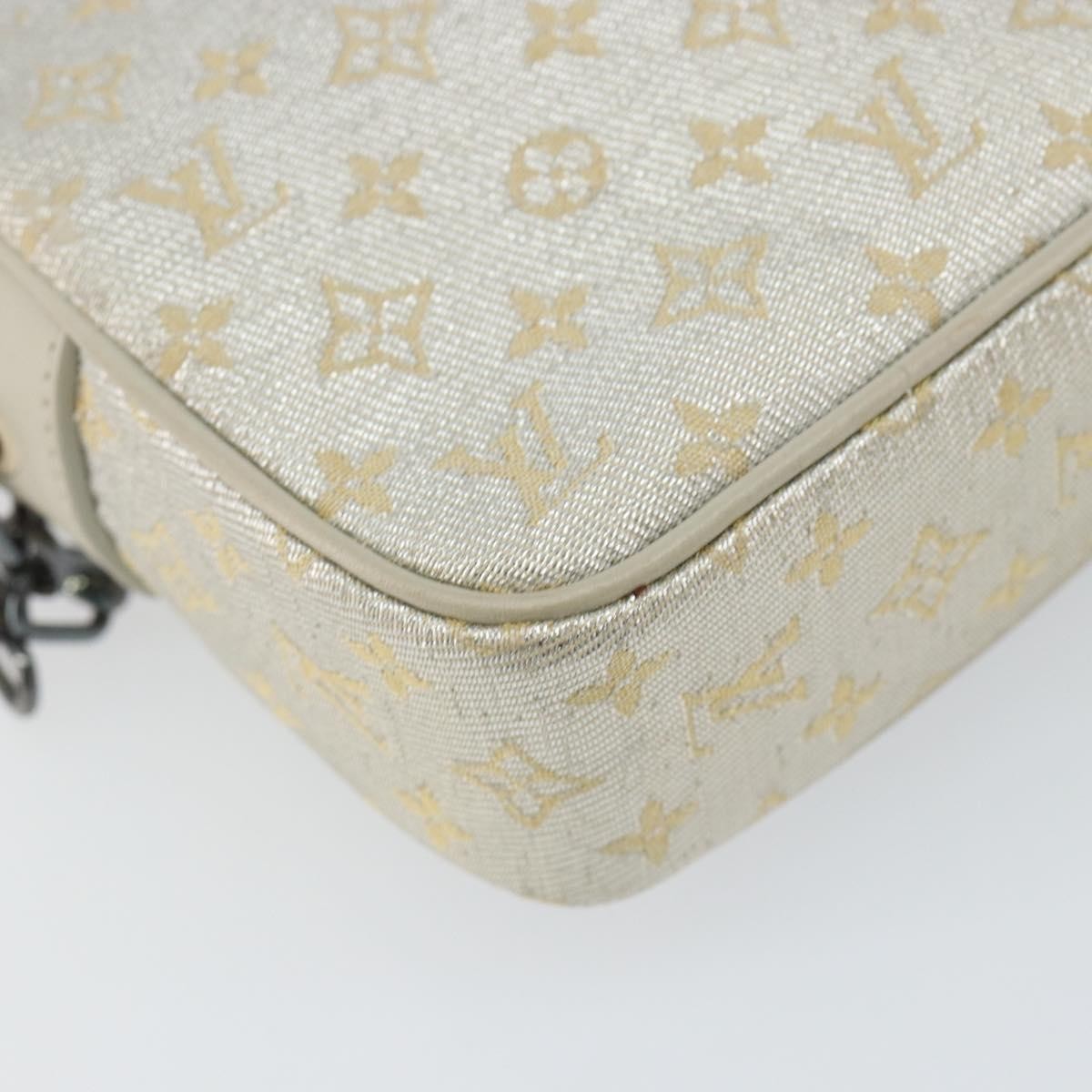 Louis Vuitton McKenna Mini Lin, Gold, Canvas, Tote bag