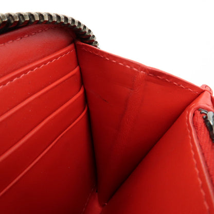 Christian Louboutin Panettone Spiked Leather, Black, Leather, Wallet