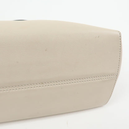Fendi Selleria By The Way Satchel Leather, Neutral, Leather, Handbag