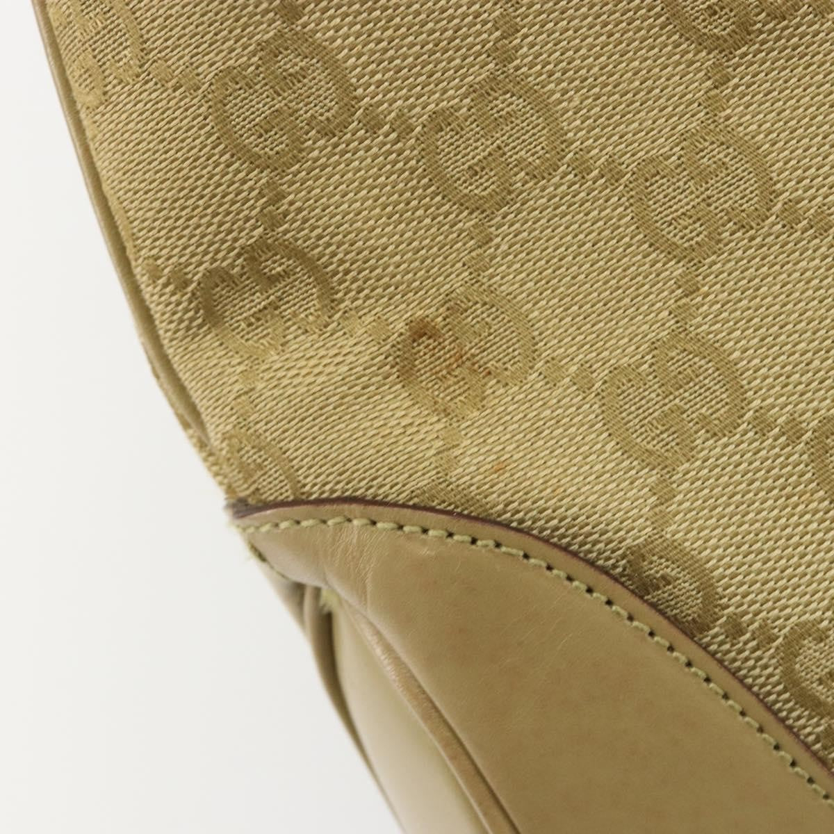 Gucci Web Jackie O Hobo GG Canvas, Beige, Canvas, Shoulder Bag