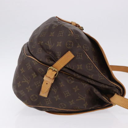 Louis Vuitton Saumur Monogram, Brown, Canvas, Shoulder Bag