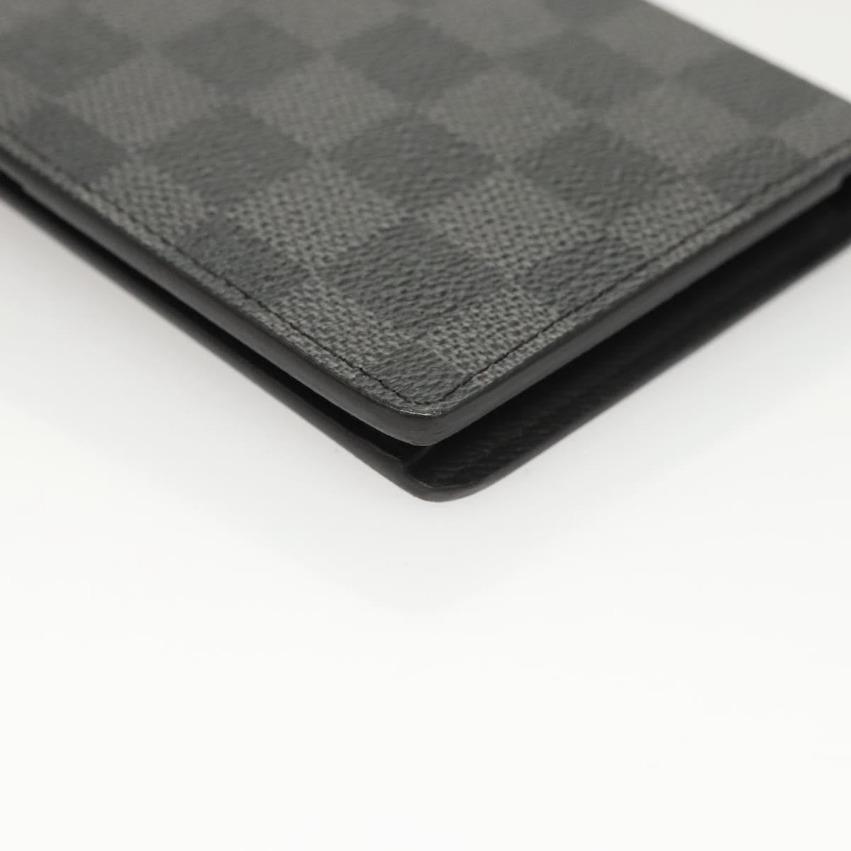 Louis Vuitton Brazza Long Bifold Damier, Gray, Canvas, Wallet