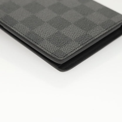 Louis Vuitton Brazza Long Bifold Damier, Gray, Canvas, Wallet