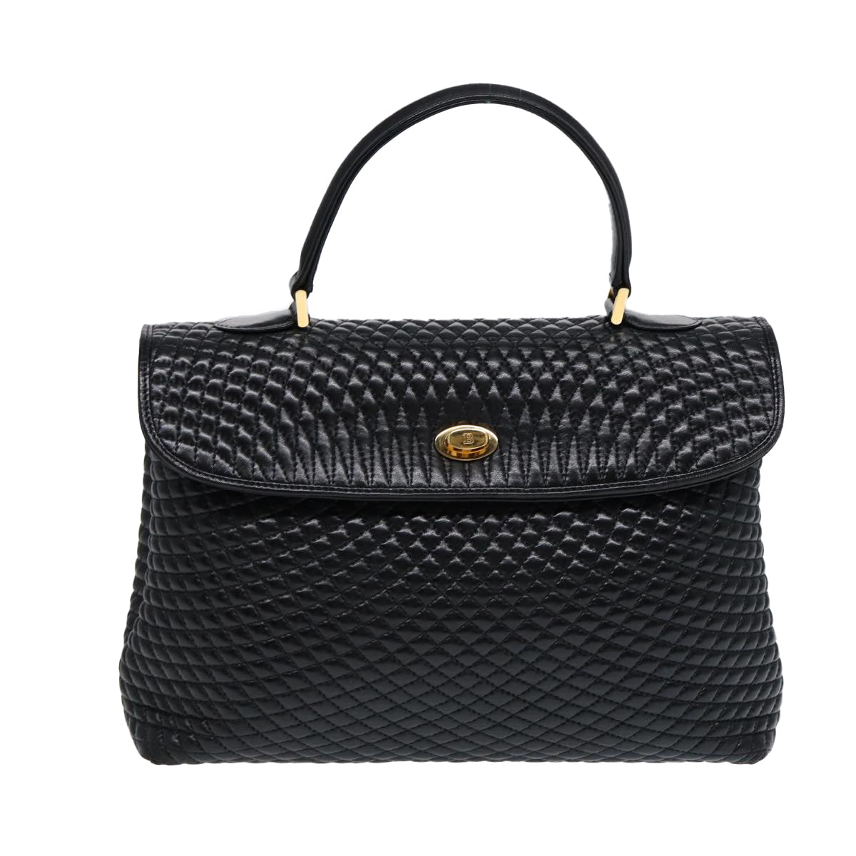 Bally, Black, Leather, handbag