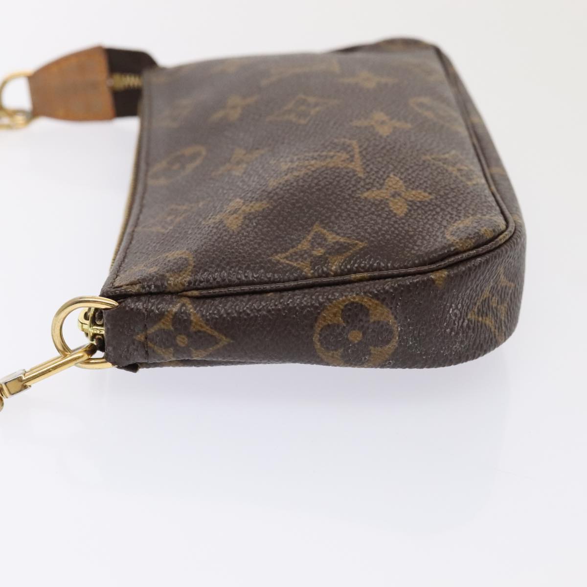 Louis Vuitton Pochette Accessoire, Brown, Canvas, shoulder