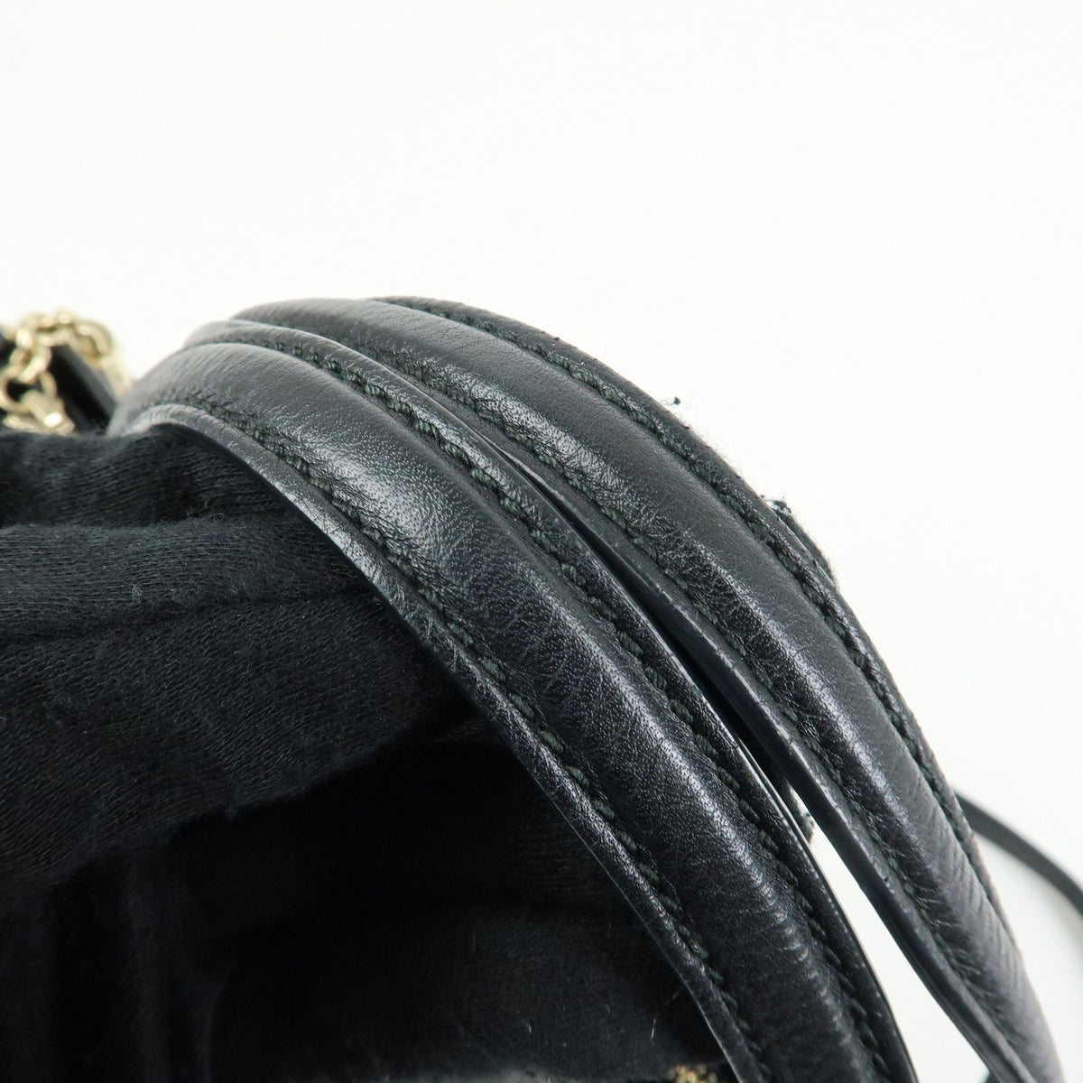Gucci Soho Convertible Top Handle Leather, Black, Leather, Handbag