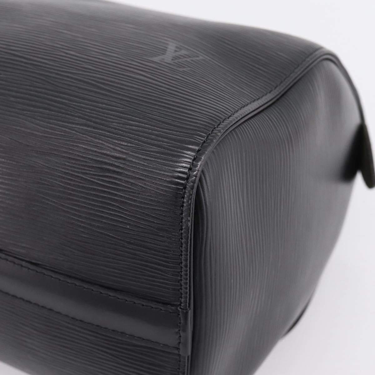 Louis Vuitton Speedy Epi Leather, Black, Leather, Handbag
