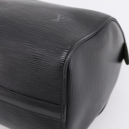 Louis Vuitton Speedy Epi Leather, Black, Leather, Handbag