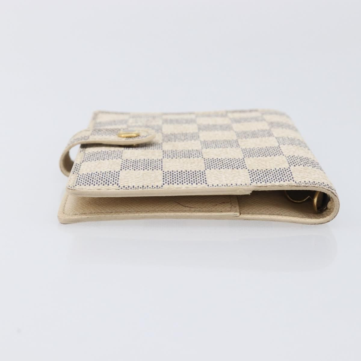 Louis Vuitton Ring Agenda Cover Damier, Beige, Canvas, Briefcase