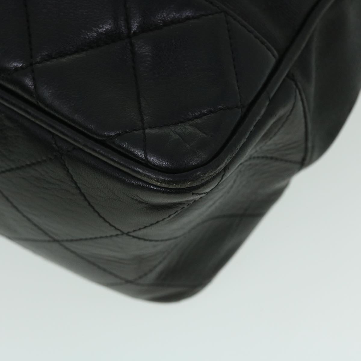 Chanel Cabas, Black, Leather, backpack