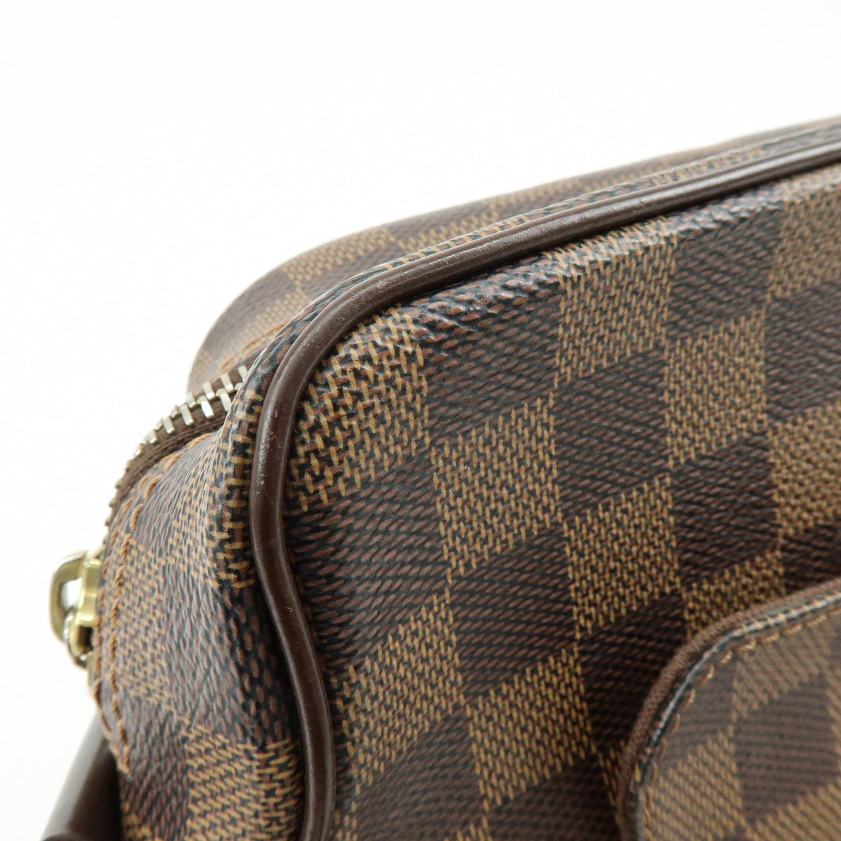 Louis Vuitton Olav Damier, Brown, Canvas, Handbag