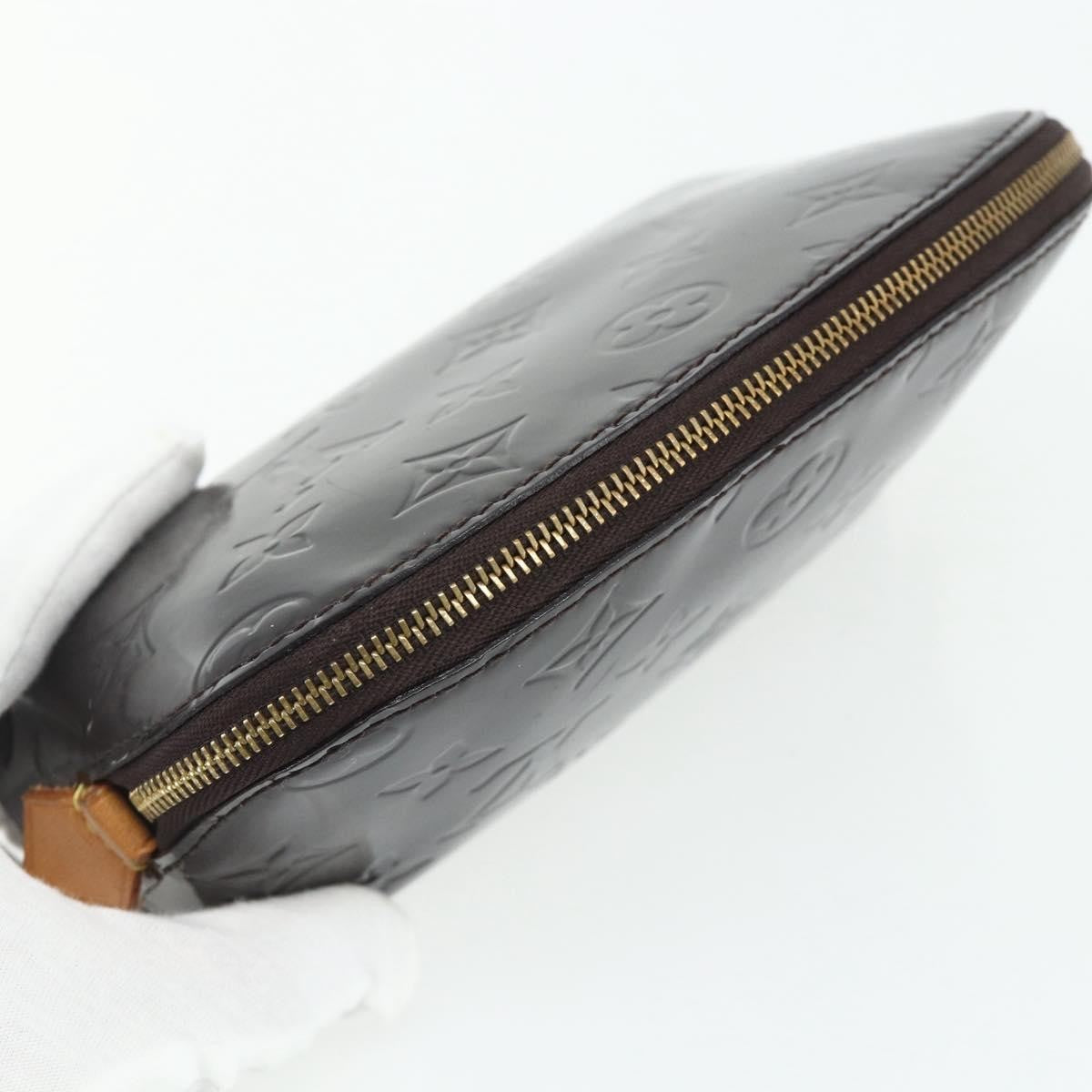 Louis Vuitton Cosmetic Monogram Vernis, Burgundy, Patent Leather, Toiletry Case