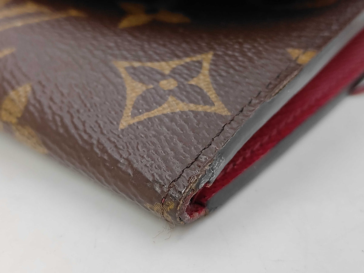 Louis Vuitton Emilie Monogram Canvas, Brown, Canvas, Wallet