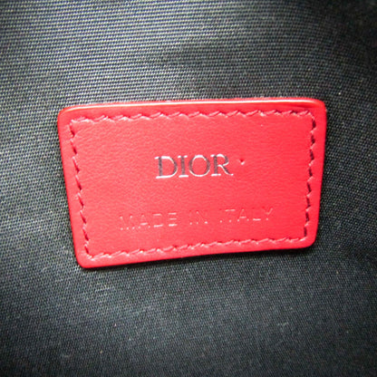 Christian Dior World Tour Zip Messenger Oblique Galaxy Leather, Red, Leather, Clutch