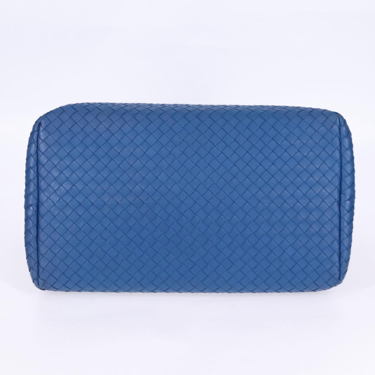 Bottega Veneta Intrecciato, Blue, Leather, handbag