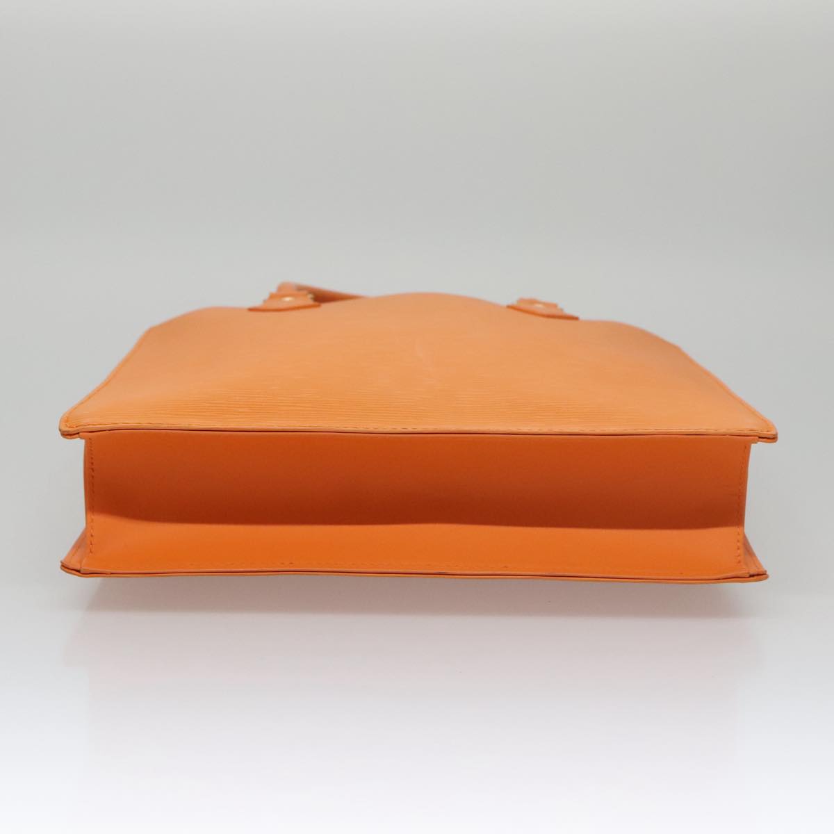 Louis Vuitton Sac Plat, Orange, Leather, tote