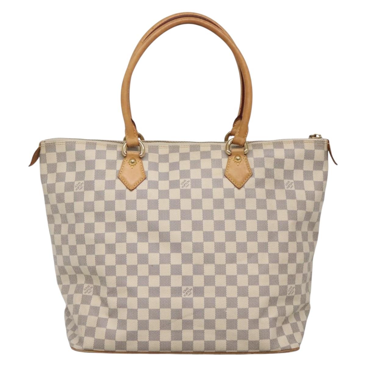 Louis Vuitton Saleya, White, Canvas, tote