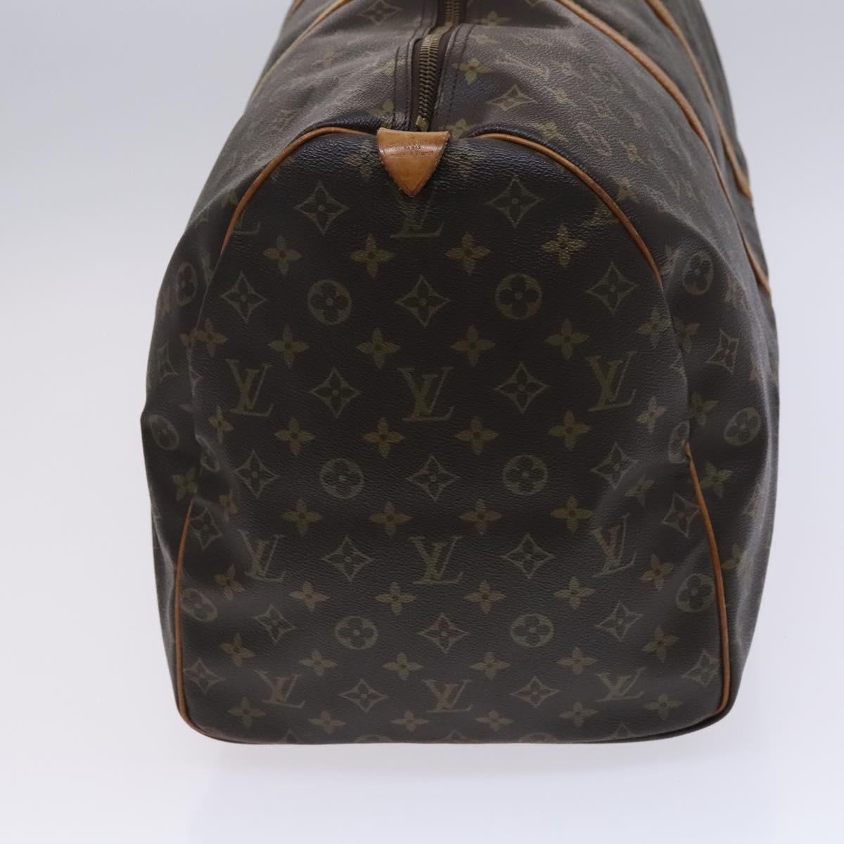 Louis Vuitton Keepall 60, Brown, Canvas, travel