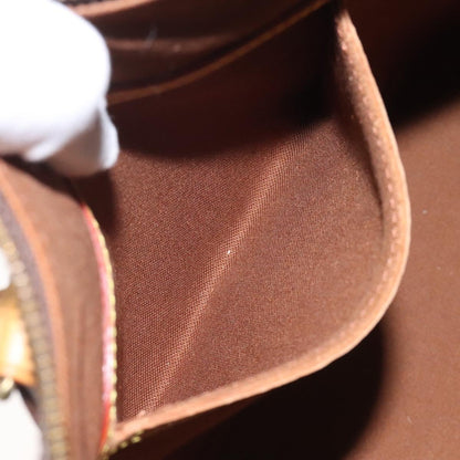 Louis Vuitton Alma, Brown, Canvas, handbag