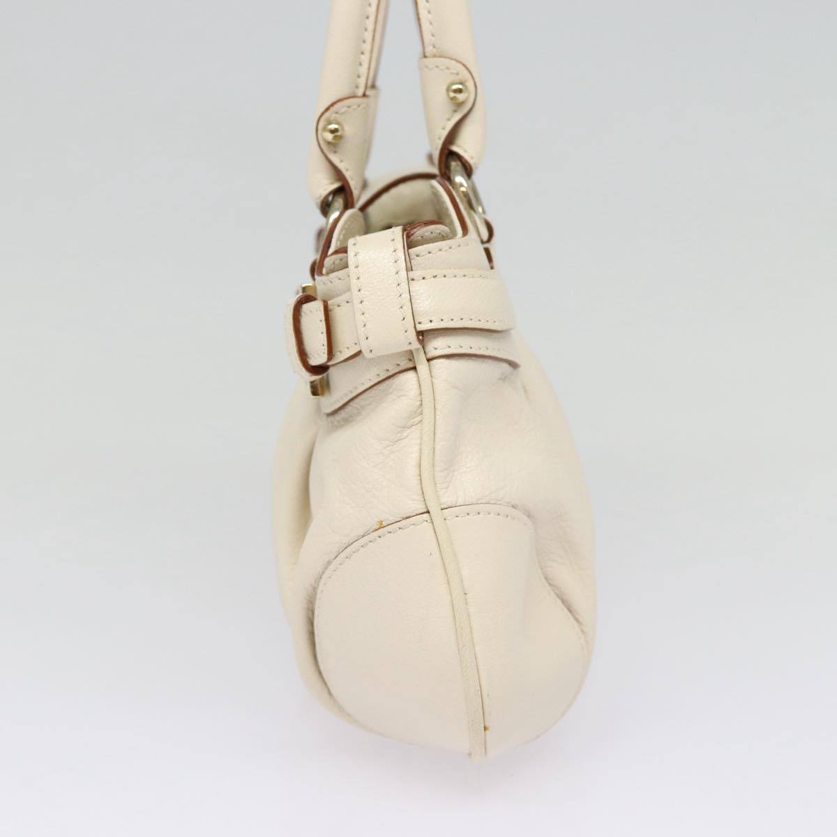 Salvatore Ferragamo Marisa, White, Leather, handbag