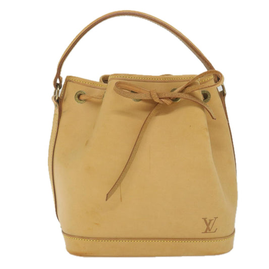 Louis Vuitton Noe, Beige, Leather, handbag