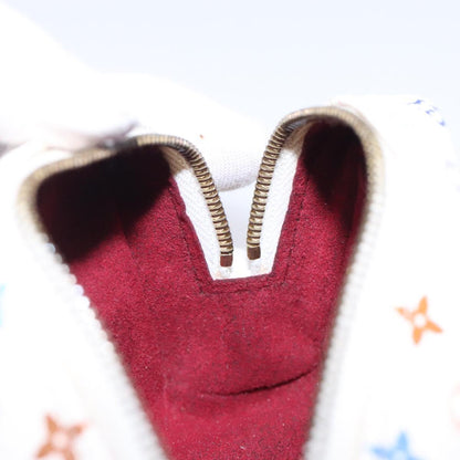 Louis Vuitton Wapity, White, Canvas, clutch