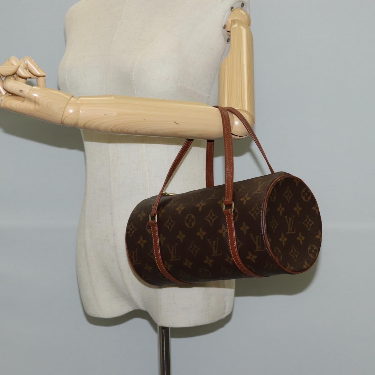 Louis Vuitton Papillon 26, Brown, Canvas, handbag