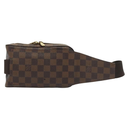 Louis Vuitton Geronimos, Brown, Canvas, clutch