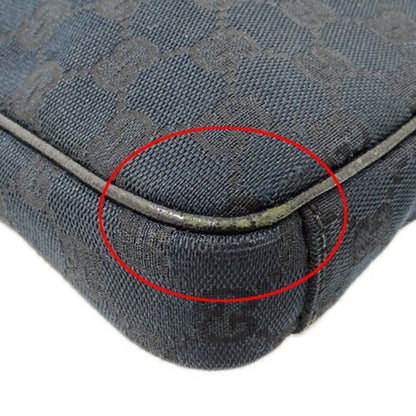 Gucci GG canvas, Black, Canvas, shoulder