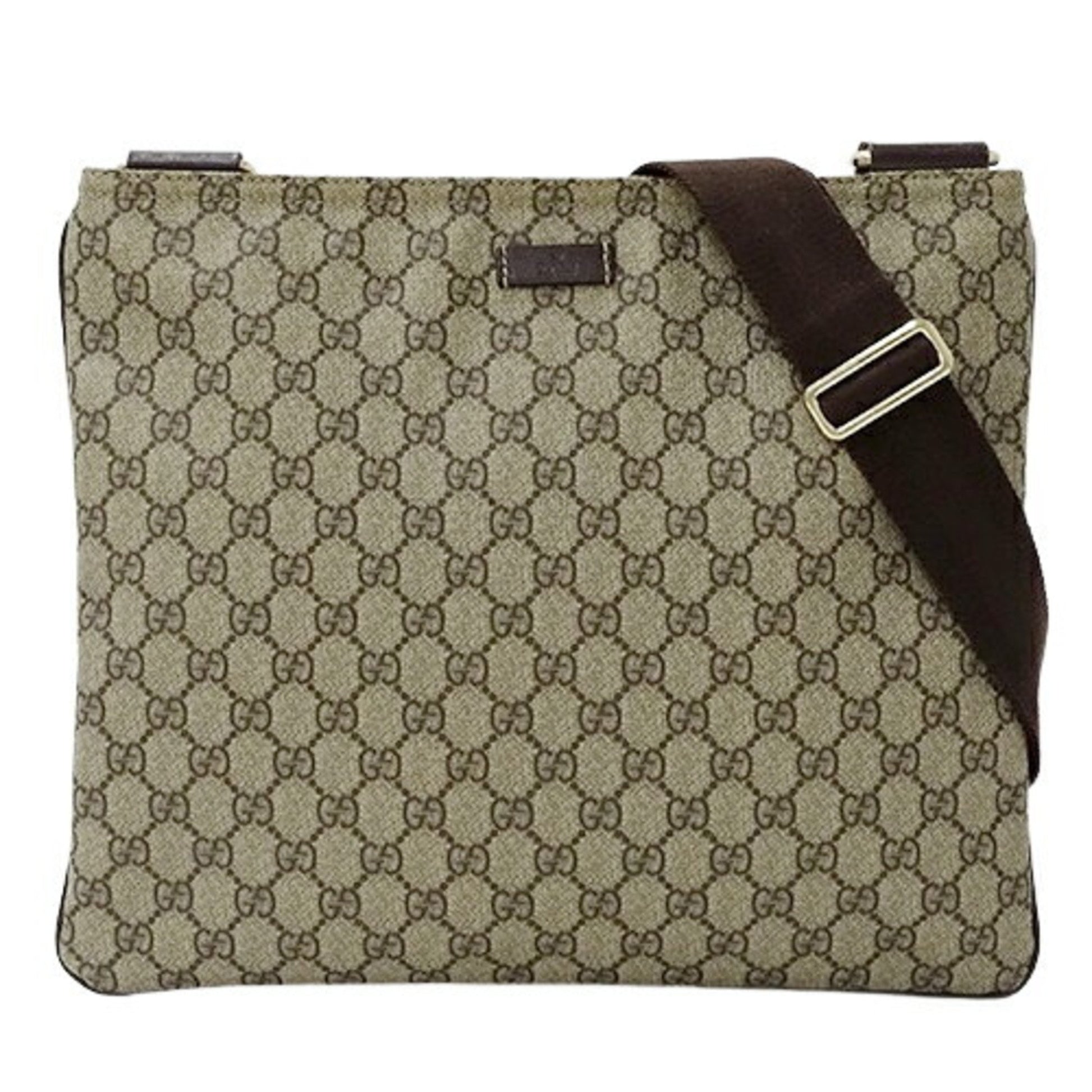 Gucci GG canvas, Beige, Canvas, shoulder