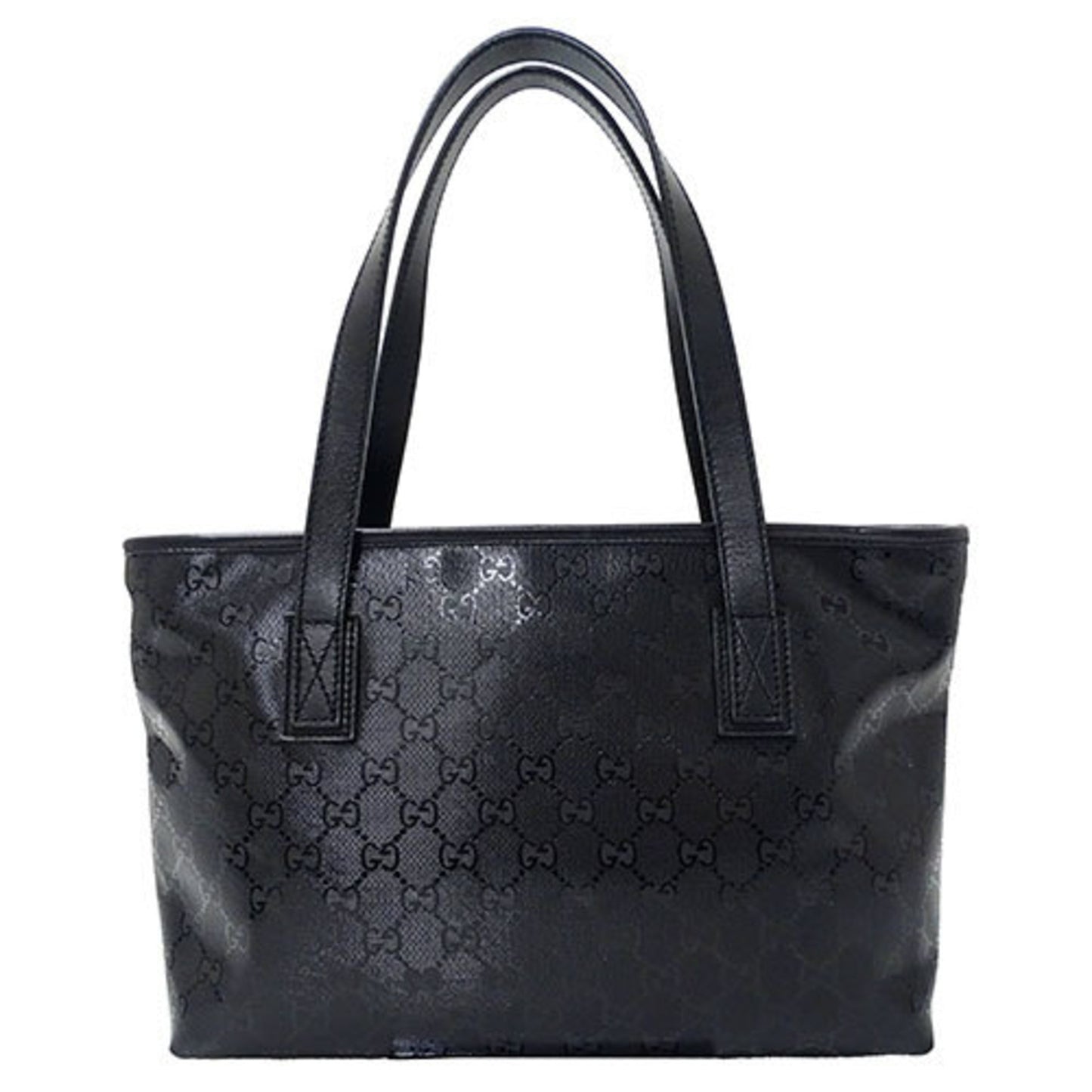 Gucci GG Imprimé, Black, Leather, tote