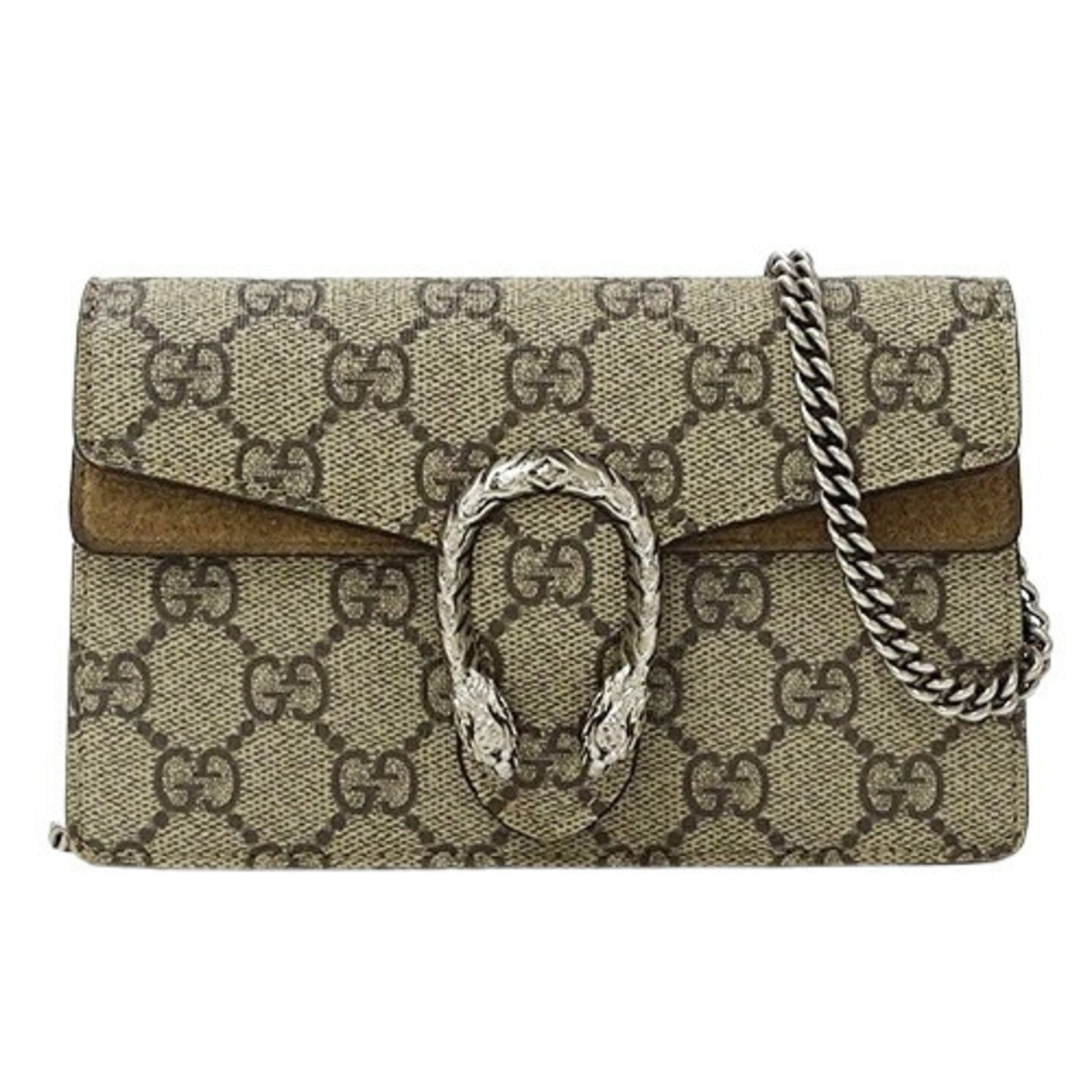 Gucci Dionysus, Beige, Canvas, shoulder