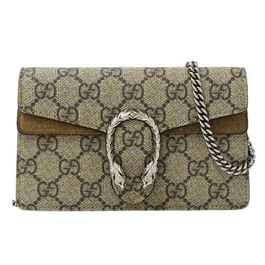 Gucci Dionysus, Beige, Canvas, shoulder