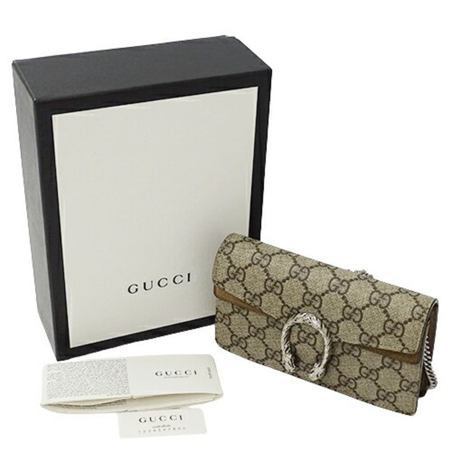 Gucci Dionysus, Beige, Canvas, shoulder