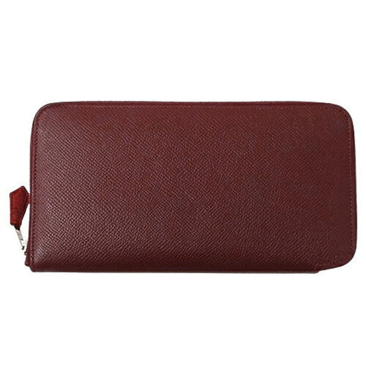 Hermès Silk'In, Burgundy, Leather, wallet