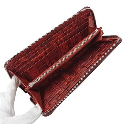 Hermès Silk'In, Burgundy, Leather, wallet