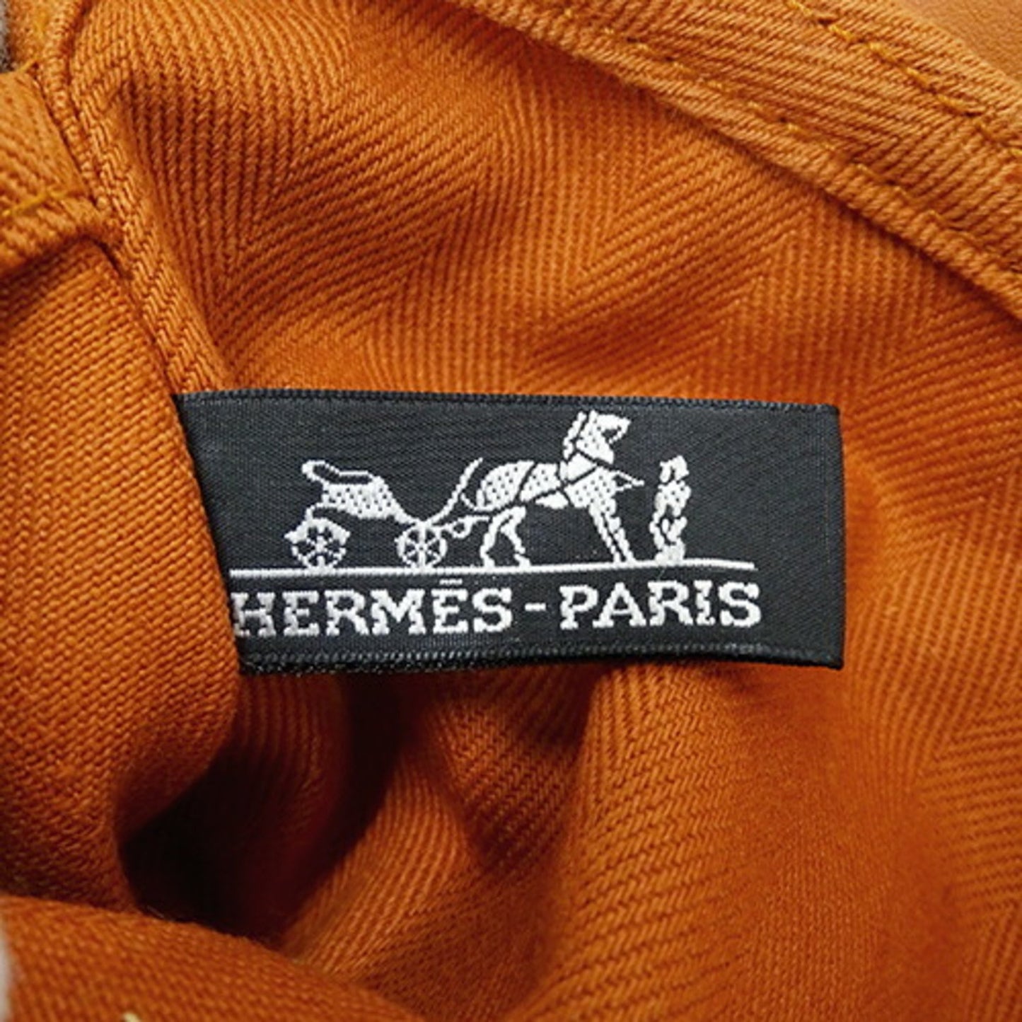 Hermès Valparaiso, Orange, Canvas, handbag