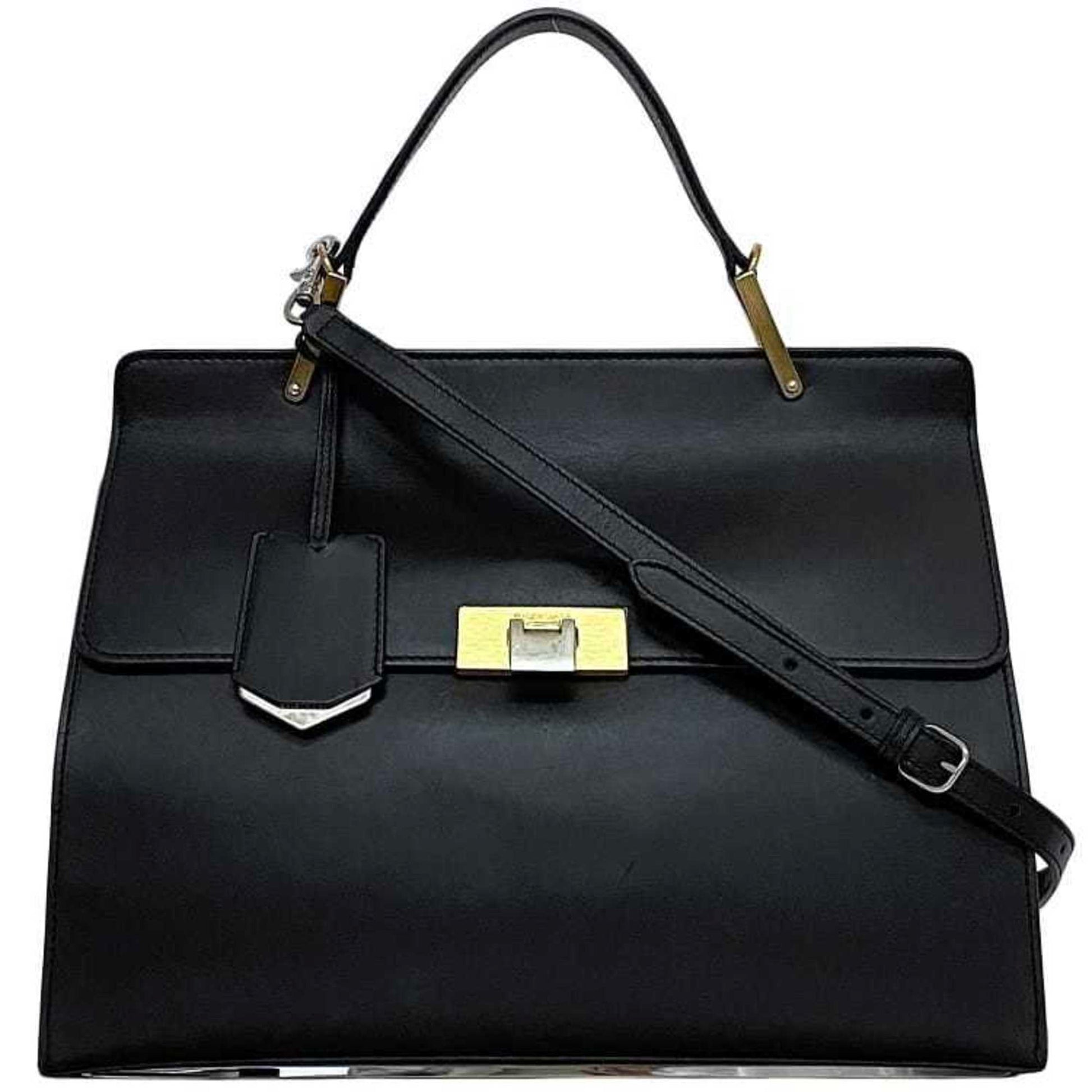 Balenciaga Le Dix, Black, Leather, handbag