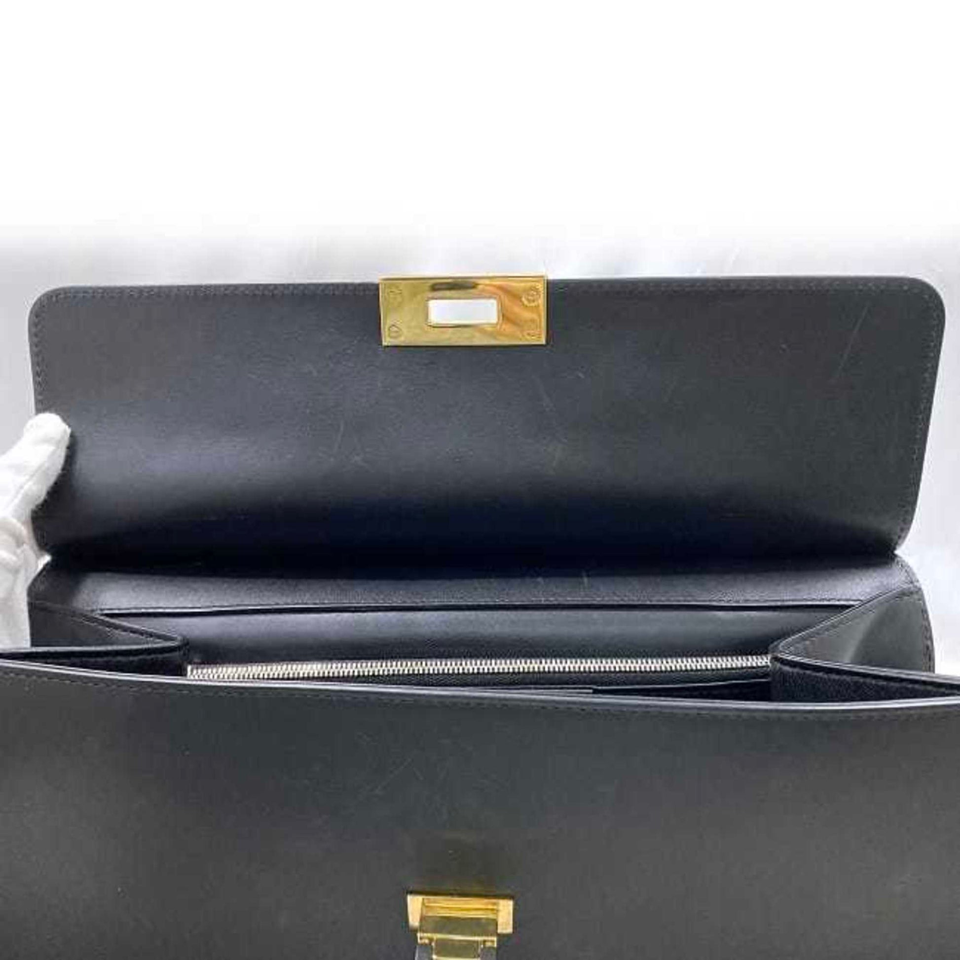 Balenciaga Le Dix, Black, Leather, handbag