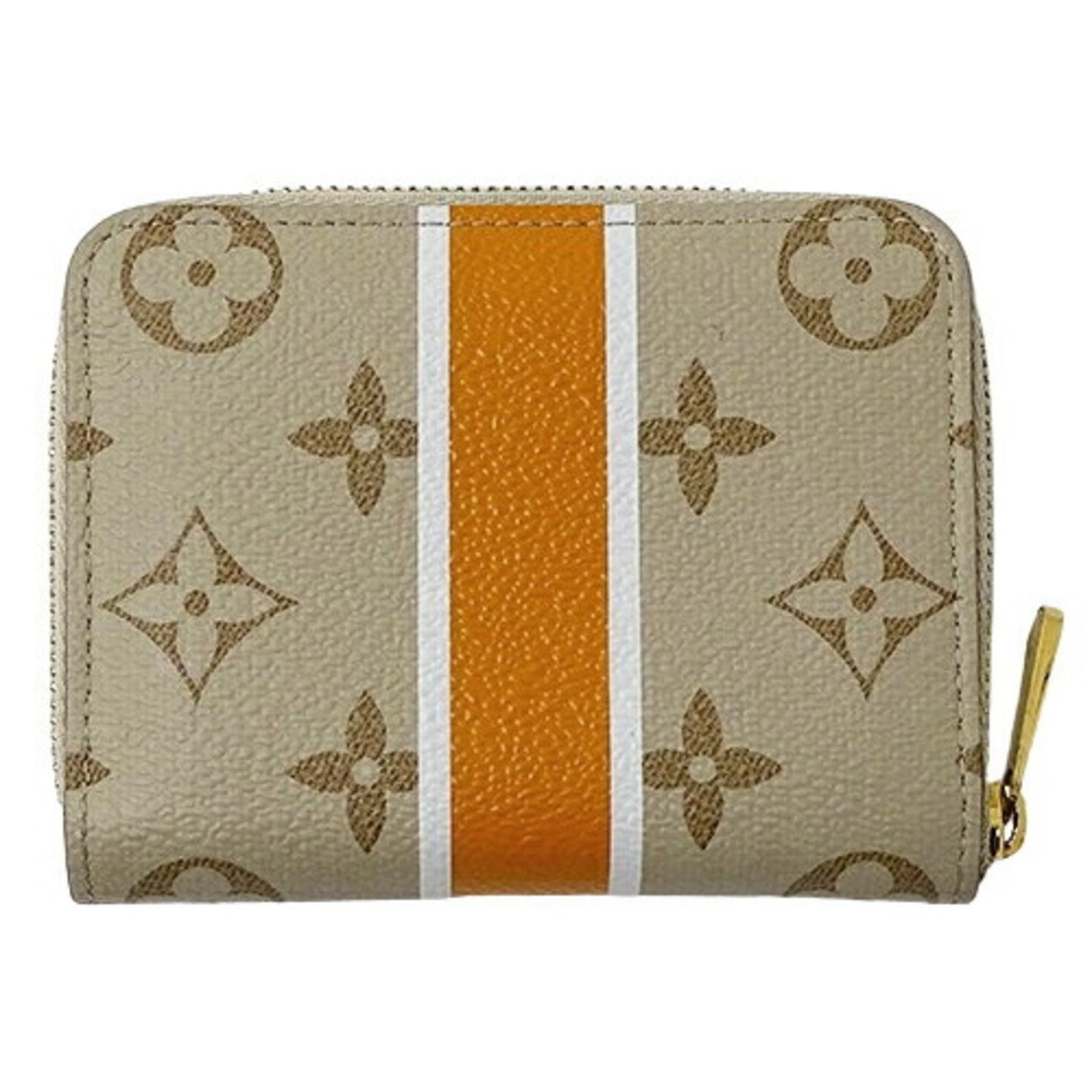 Louis Vuitton Zippy coin purse, Beige, Canvas, wallet