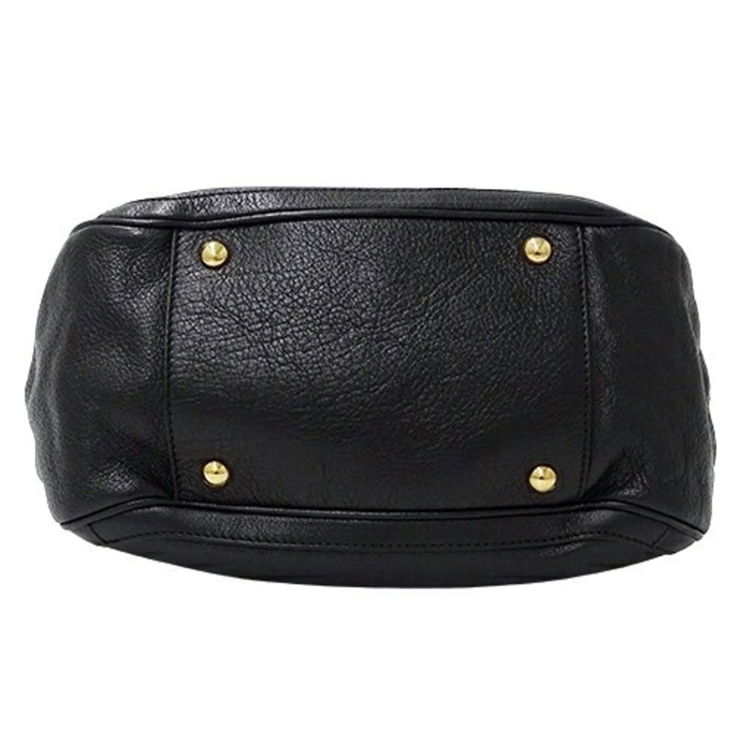 Salvatore Ferragamo Gancini, Black, Leather, tote