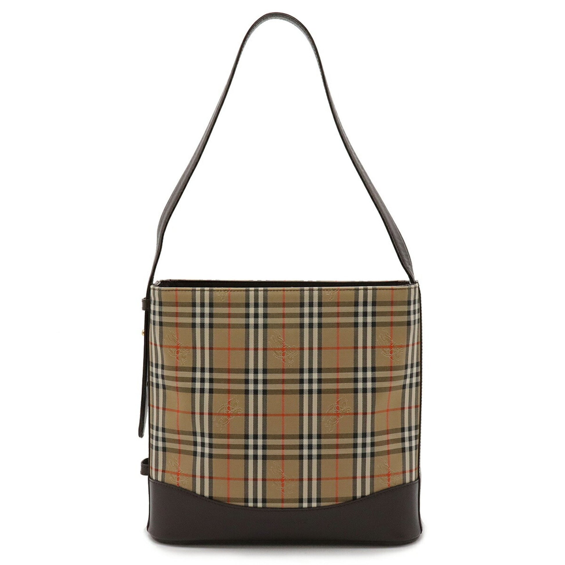 Burberry Nova Check, Brown, Canvas, shoulder